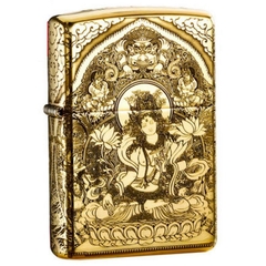 Zippo đồng bồ tát quan âm 5 mặt