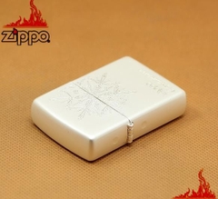 Zippo silver ZBT-2-30B hoa tuyết 3