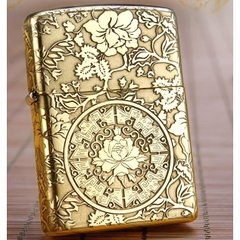 bật lửa zippo hoa mẫu đơn