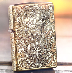 bật lửa zippo rồng châu