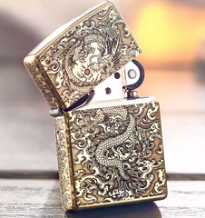 zippo rồng châu mỹ