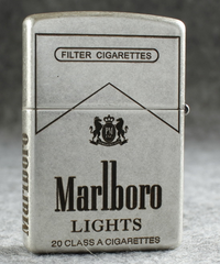 Zippo MARLBORO bạc giả cổ hộp thuốc lá 5