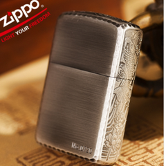 zippo cửu ngư quần hội bạc