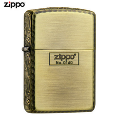 zippo đồng hoa văn