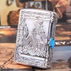 Zippo lưỡng long tranh châu