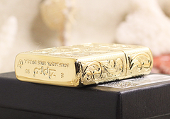 Zippo hoa văn nổi 5 mặt Gold mạ vàng