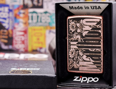 Zippo MARLBORO hoa văn đồng đỏ