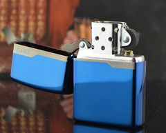 Zippo chính hãng Mỹ xanh biển