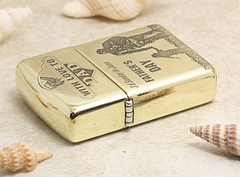 zippo cha dắt con vỏ dày 3