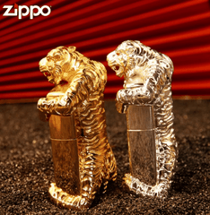 máy lửa bật lửa zippo Mỹ hổ vàng