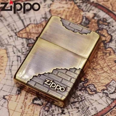 zippo gạch hoa văn zippo