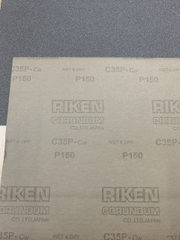 Giấy giáp CP35 RIKEN P150 kích thước 9''x11'' màu xám chịu nước 4