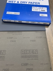Giấy giáp mịn Riken CP35 P800, kích thước 9''x11'', chịu nước 2