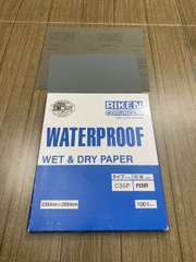 Giấy nhám tờ siêu mịn Riken CP35, độ nhám P2500, kích thước 9''x11'' 5