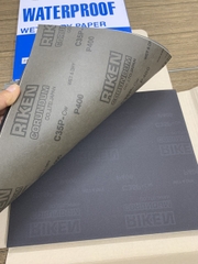 Giấy ráp mịn P400 Riken CP35, kích thước 230mmx280mm, màu đen 3