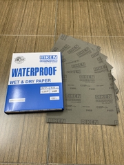 Giấy ráp mịn P400 Riken CP35, kích thước 230mmx280mm, màu đen 6