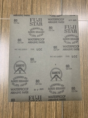 Giấy ráp tờ P80 Fujistar Sankyo kích thước 230mmx280mm màu đen 1