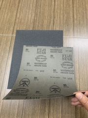 Giấy ráp tờ P80 Fujistar Sankyo kích thước 230mmx280mm màu đen 6