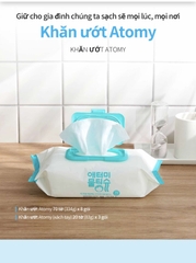 Khăn ướt Atomy (70 tờ x 8 gói) Khăn ướt Atomy (70 tờ x 8 gói)