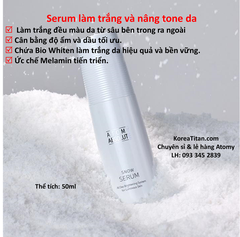 Serum đậm đặc kích trắng, giảm thâm nám và đều màu da - Atomy Absolute Snow Serum 50ml  - 애터미 앱솔루트 스노우 세럼 - Атоми Абсолют Сноу Сыворотка Serum đậm đặc kích trắng, giảm thâm nám và đều màu da - Atomy Absolute Snow Serum 50ml  - 애터미 앱솔루트 스노우 세럼 - Атоми Абсолют Сноу Сыворотка