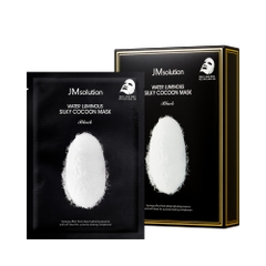 Mặt nạ kén tằm trắng tăng độ đàn hồi và cải thiện nếp nhăn da 30ml x 10 cái - JMsolution Water Luminous Silky Cocoon Mask Đen - 물광 실키 코쿤 마스크 블랙 Mặt nạ kén tằm trắng tăng độ đàn hồi và cải thiện nếp nhăn da 30ml x 10 cái - JMsolution Water Luminous Silky Cocoon Mask Đen - 물광 실키 코쿤 마스크 블랙