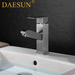 Vòi lavabo nóng lạnh dây kéo  DASESUN DS 3215