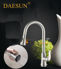 VÒI RỬA BÁT NÓNG LẠNH-DÂY KÉO DAESUN DS 4232