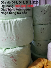 Cuộn Dây dù trắng phi D14 - D22 giá rẻ tại hà nội