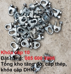 Tổng kho Ốc siết cáp, Khóa cáp thép, cóc kẹp cáp tại hà nội