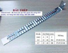 Sản xuất phân phối thép râu câu tường giá rẻ tại hà nội