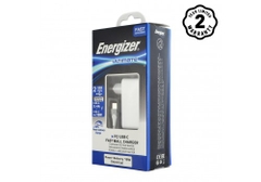 Sạc Energizer 30W PD18W 1USB-C/1USB, kèm cáp USB-C2 màu trắng - AC11PFEUUCC3