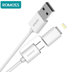 Cáp Romoss 2 In 1 Charging/ Sync