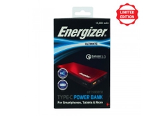 Pin sạc dự phòng Energizer 15,000mAh QC 3.0 màu đỏ - UE15002CQRD