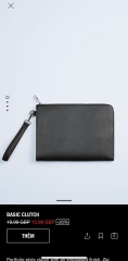 túi ZaRa basic clutch