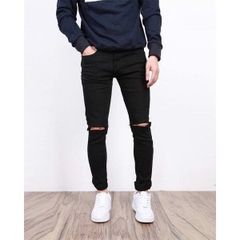 quần jean full black