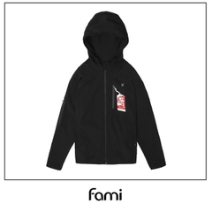 Fami Pocketable jacket - Áo khoác 1 lớp màu Đen - Có bigsize