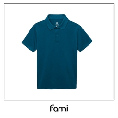 Áo polo slimfit Fami - Màu xanh