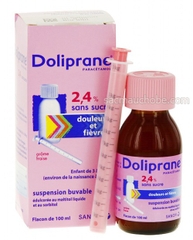 Thuốc hạ sốt Doliprane 2.4% (100ml)