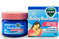 Dầu bôi ấm ngực giảm ho Vicks Baby Balsam