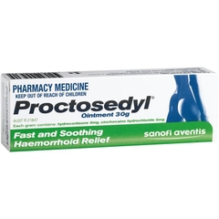 PROCTOSEDYL - KEM BÔI TRĨ CỦA SANOFI AVENTIS