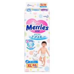 Bỉm Merries XL dán cộng miếng - Nội địa Nhật