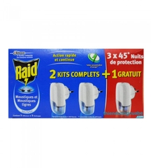 Máy đuổi muỗi xông tinh dầu Raid