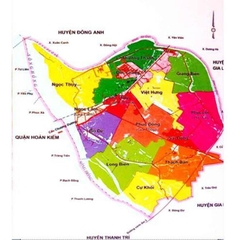 Bản đồ SD đất quận Long Biên