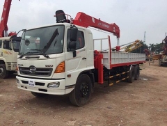 Bán xe tải gắn cẩu 7 tấn ATOM gắn xe Hino