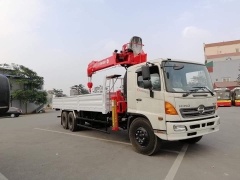 Bán tải cẩu 8 tấn Atom gắn trên xe Hino