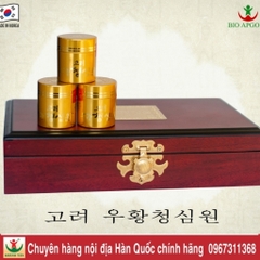Ngưu Hoàng Thanh Tâm Hộp Gỗ 10 Viên Hàn Quốc - Korea Woohwang CheongSimWon