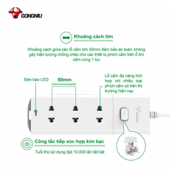 Ổ cắm Gongniu GNVN V1030