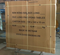 1 đôi mặt bàn bóng bàn mới bán lẻ - gỗ MDF dày 18mm và 25m