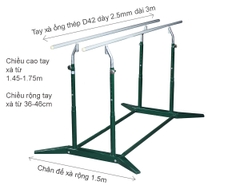 Xà kép ngoài trời Đức Long XK-02