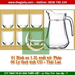 Bộ bình ly thủy tinh 328 Pháp